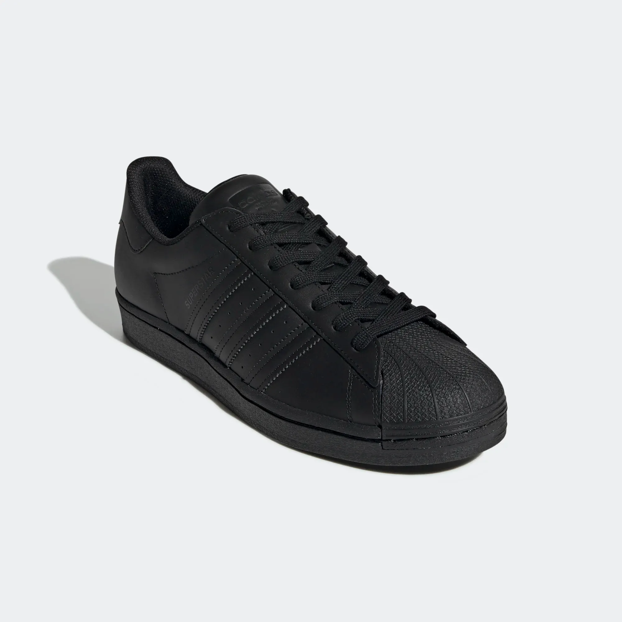 Adidas Men's Superstar Shoes - All Black