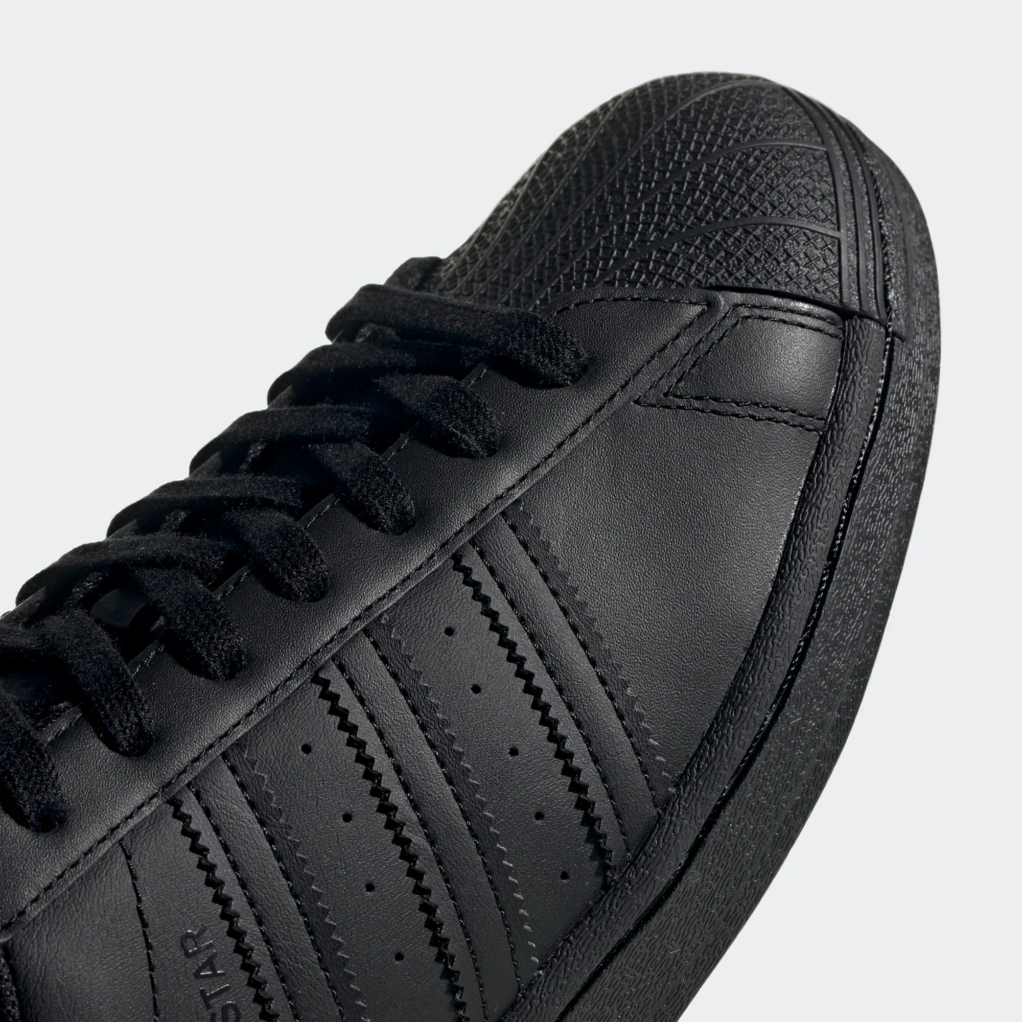 Adidas Men's Superstar Shoes - All Black