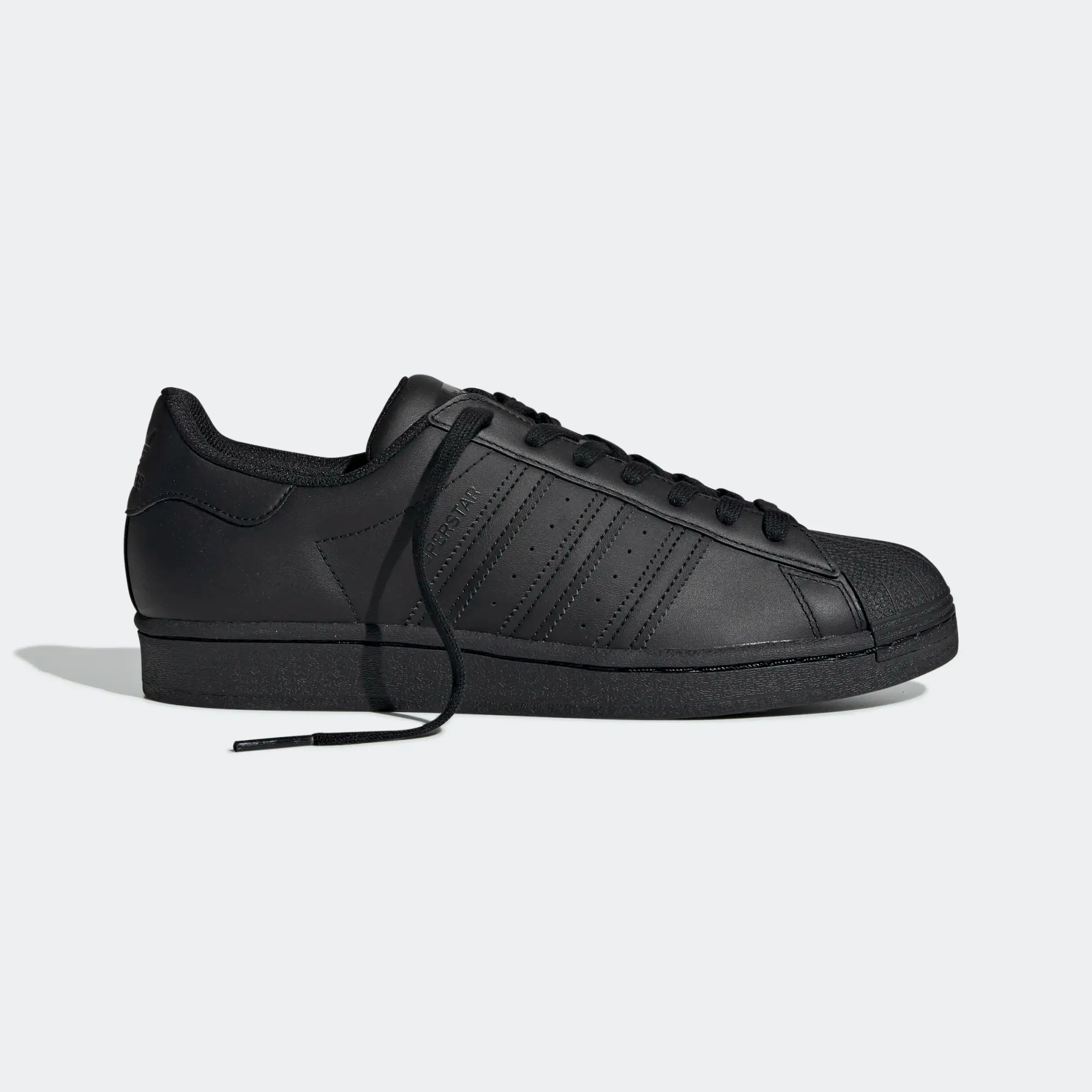 Adidas Men's Superstar Shoes - All Black