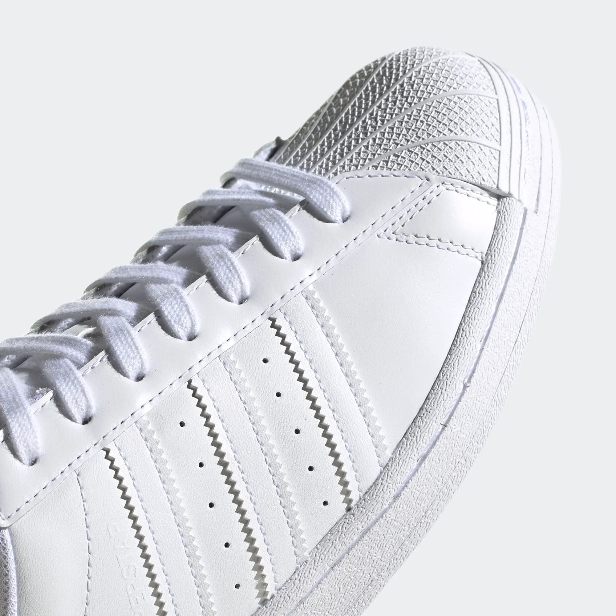 Adidas Men's Superstar Shoes - All White