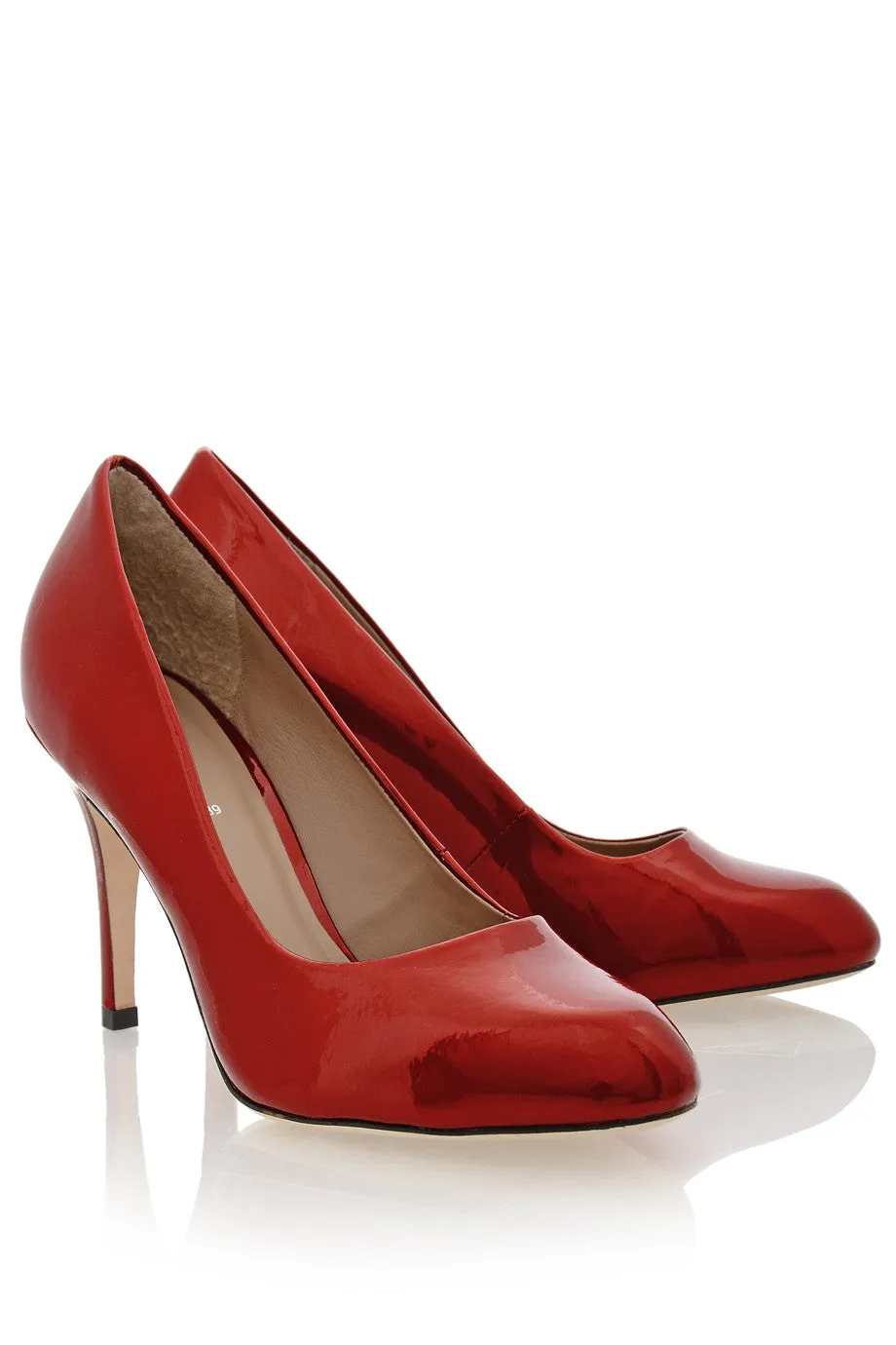 ALDITH Pearl Campari Red Patent Leather Pumps