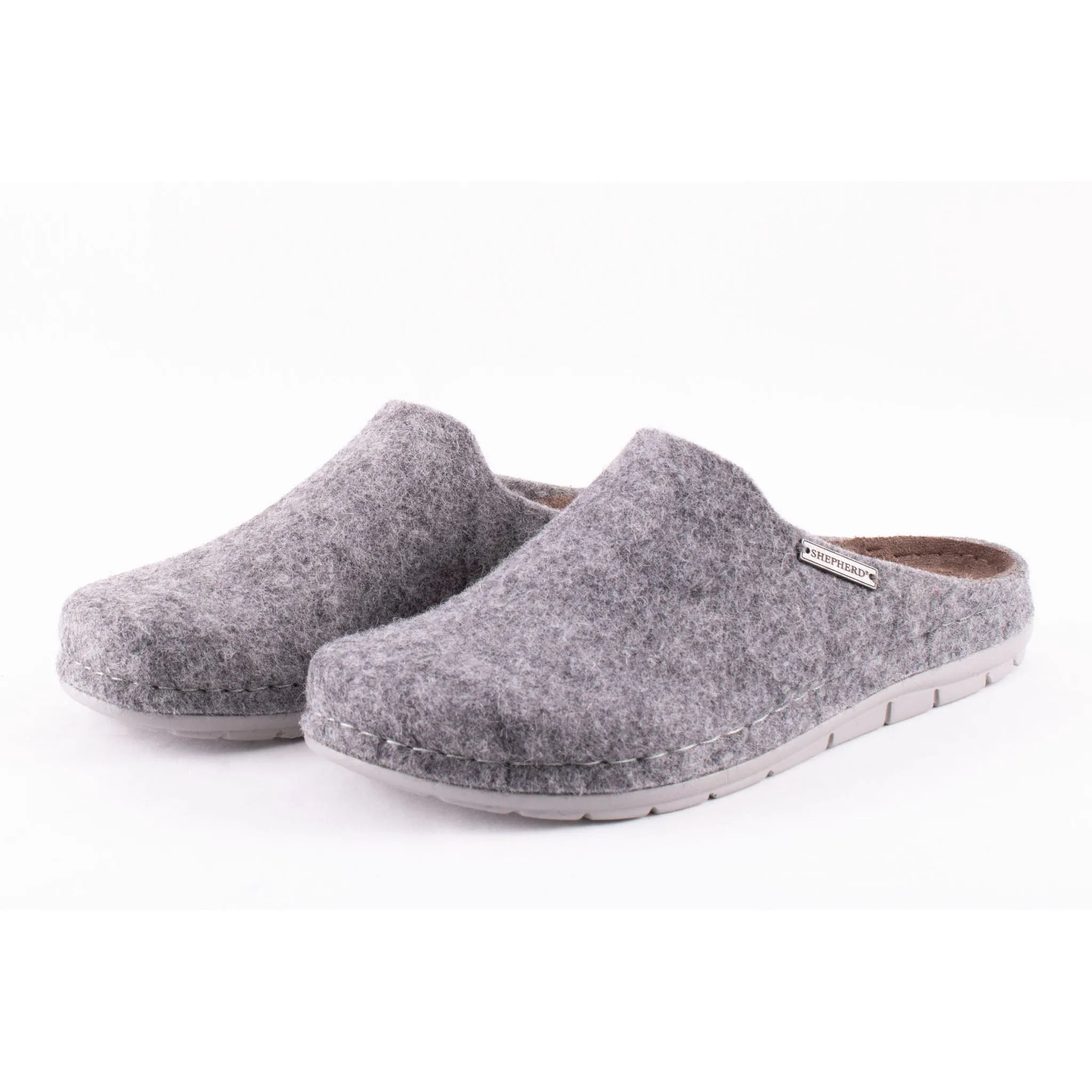 ANNSOFIE Shepherd Womens Wool Slip On Slippers