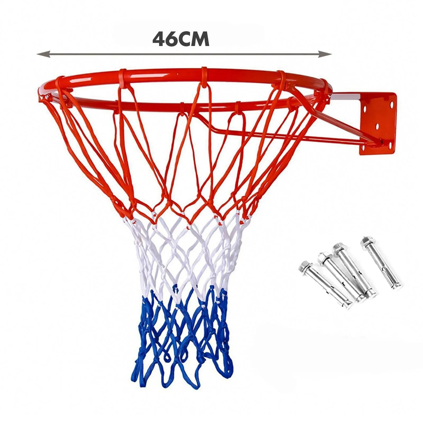 Basketball Hoop with Net - Wall-mounted