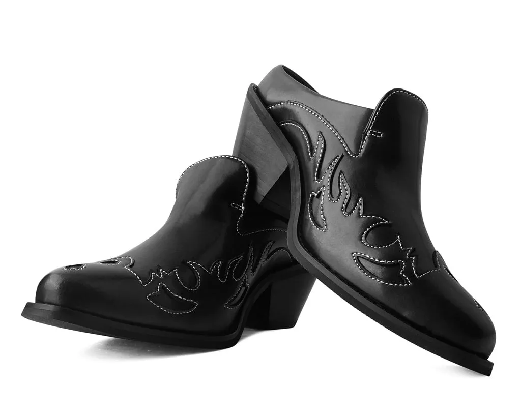 Black Flame Western Mule