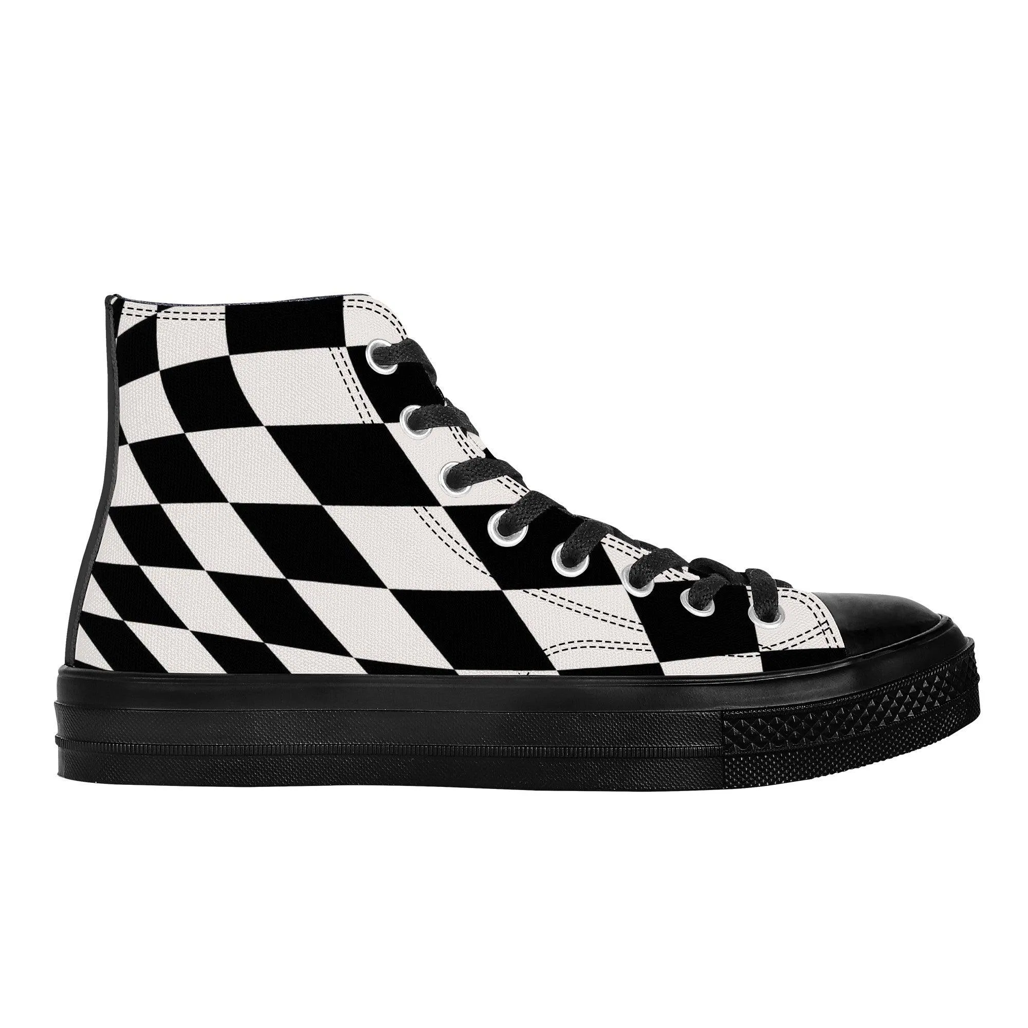 Checkered Hi tops