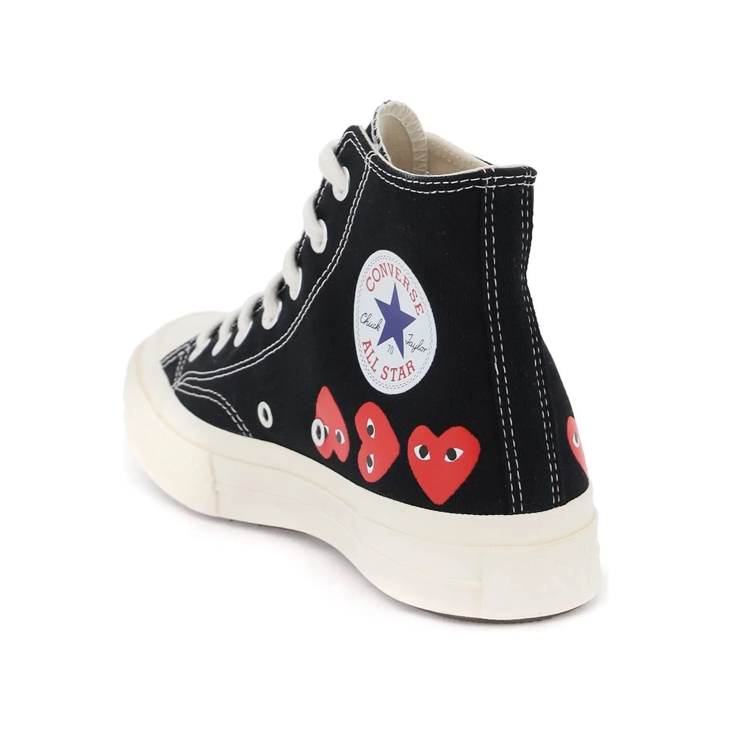 Comme Des Garcons Play multi heart converse x comme des garçons play hi-top sneakers