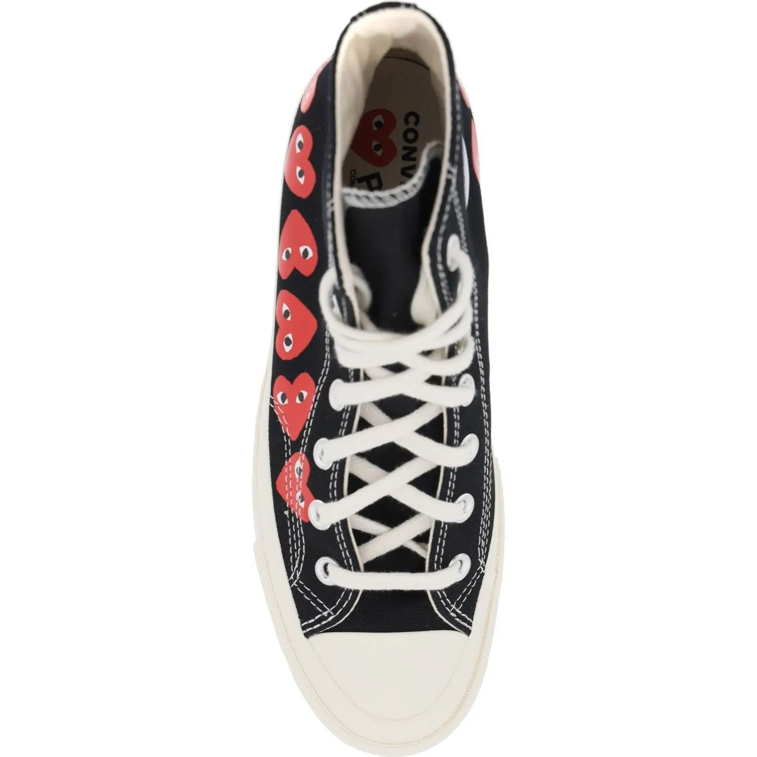 Comme Des Garcons Play multi heart converse x comme des garçons play hi-top sneakers