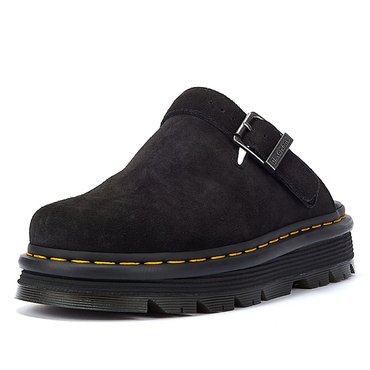 Dr. Martens Zebzag EH Suede Black Mule