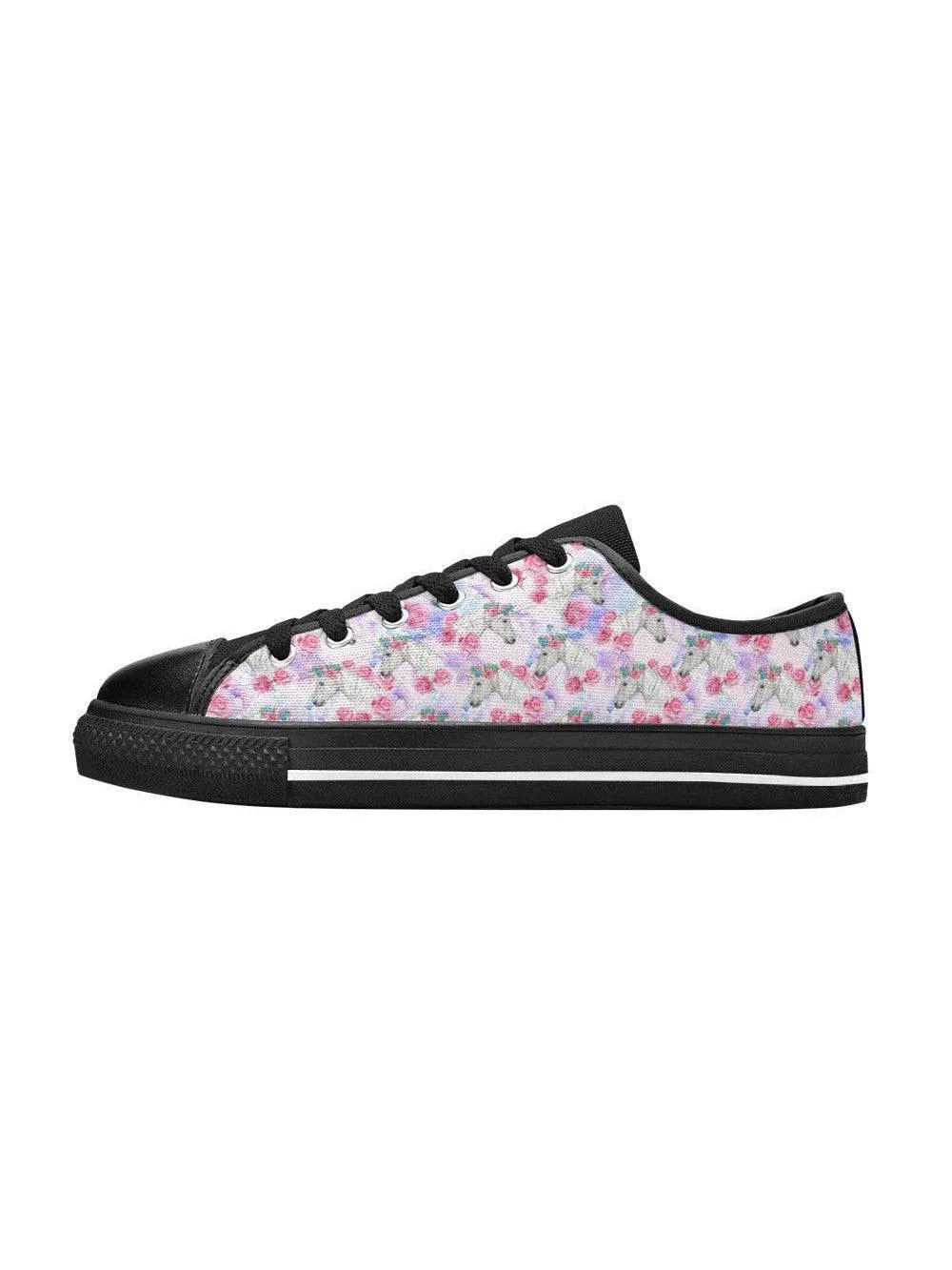 Fantasy Unicorns Kid's Canvas Sneakers