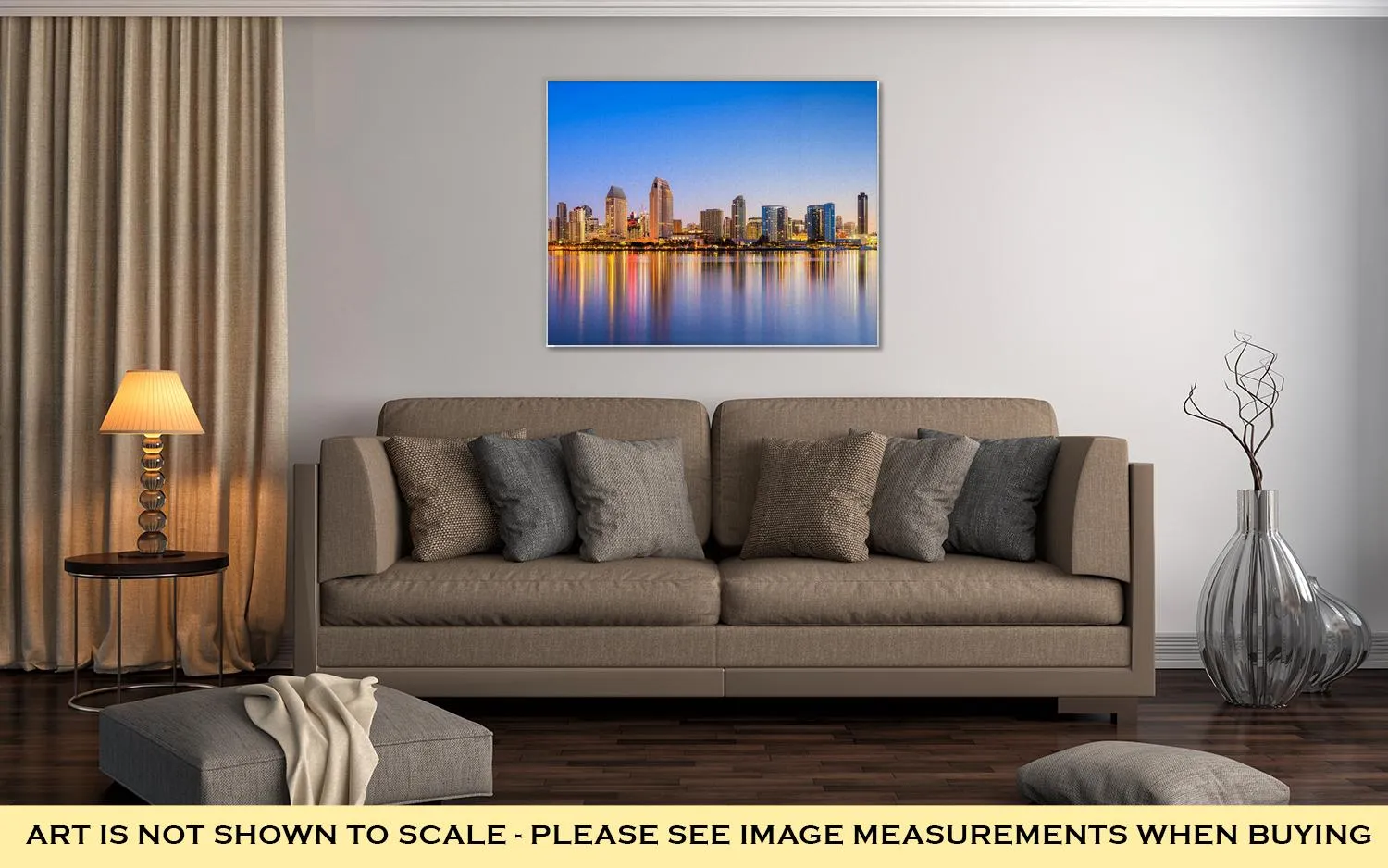 Gallery Wrapped Canvas, San Diego Californiusskyline