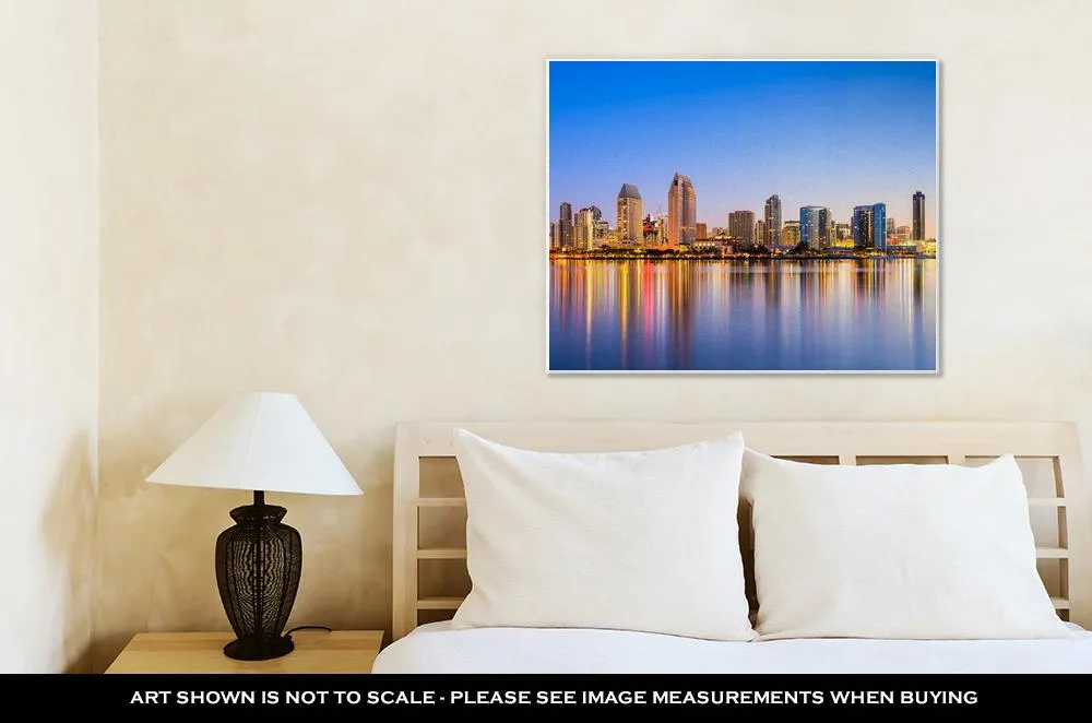 Gallery Wrapped Canvas, San Diego Californiusskyline