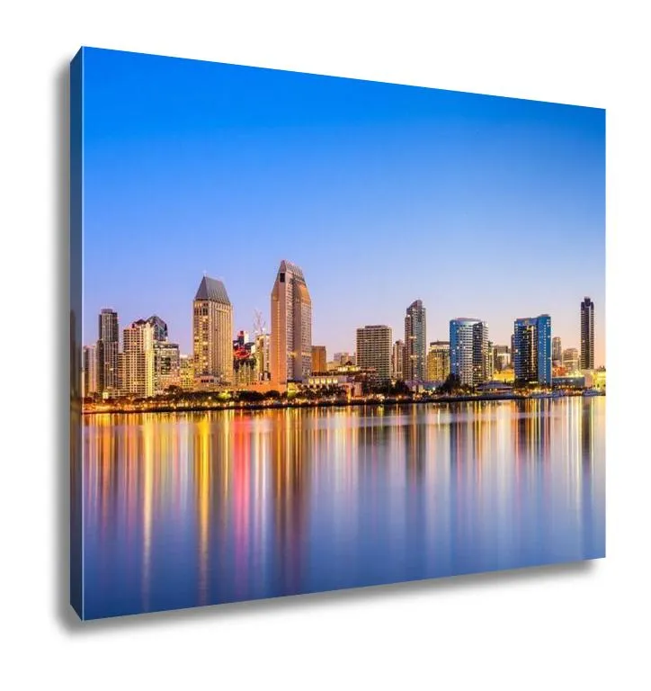 Gallery Wrapped Canvas, San Diego Californiusskyline