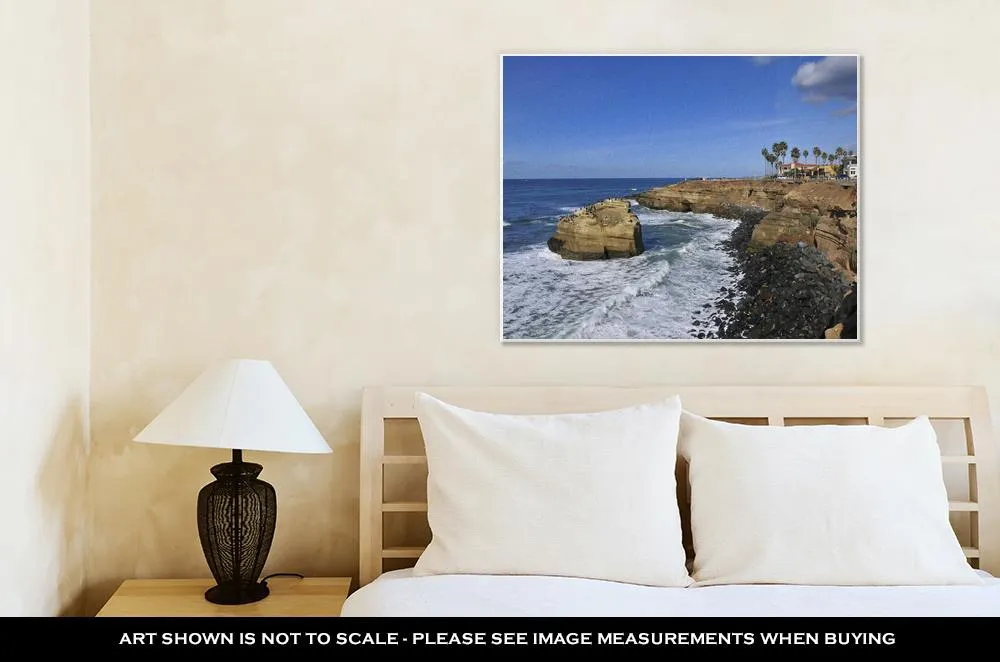 Gallery Wrapped Canvas, View Over Sunset Cliffs San Diego California