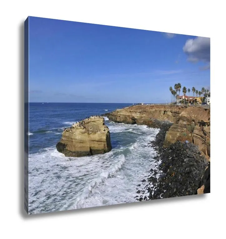 Gallery Wrapped Canvas, View Over Sunset Cliffs San Diego California