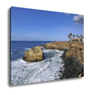 Gallery Wrapped Canvas, View Over Sunset Cliffs San Diego California