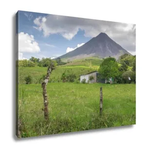 Gallery Wrapped Canvas, Volcano Arenal In Costriccentral America