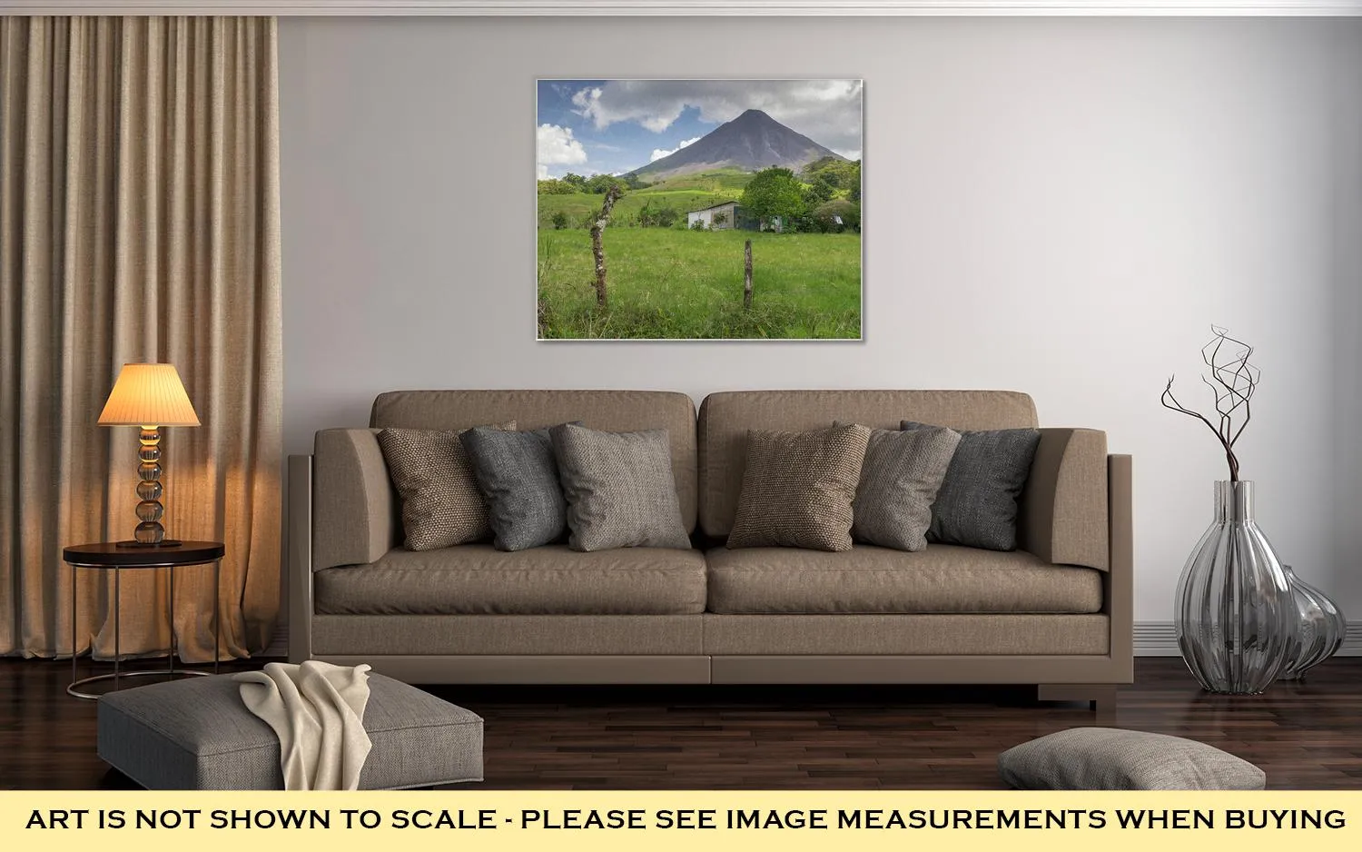 Gallery Wrapped Canvas, Volcano Arenal In Costriccentral America