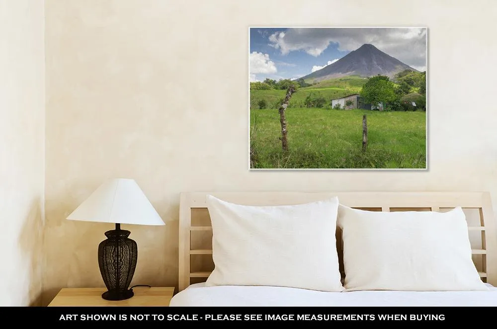 Gallery Wrapped Canvas, Volcano Arenal In Costriccentral America