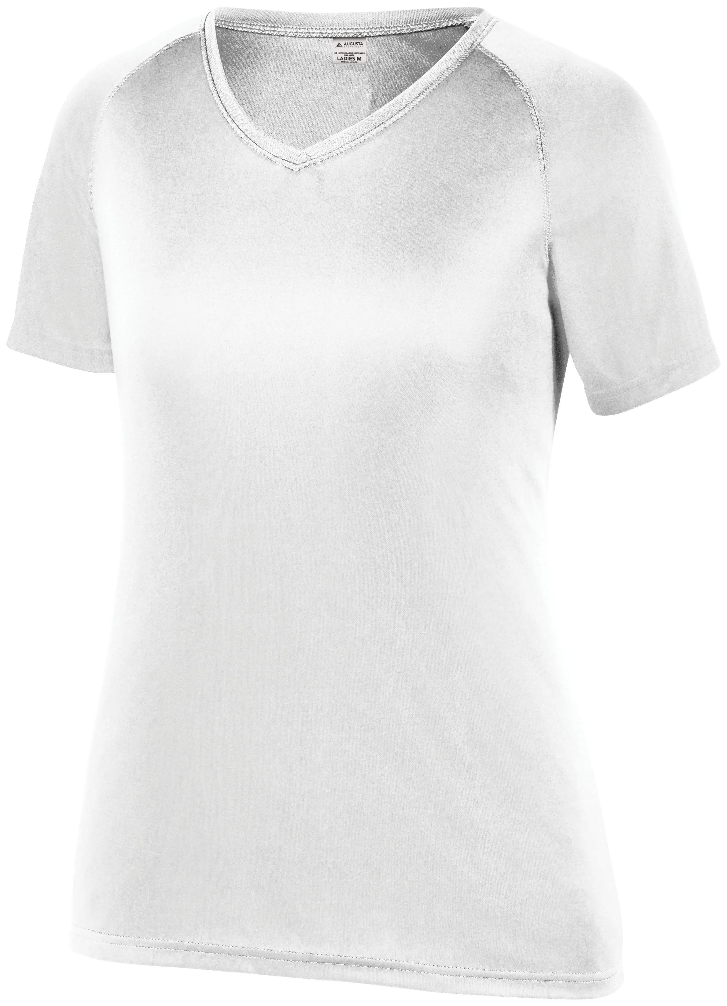 Girls Attain Wicking Raglan Sleeve Tee