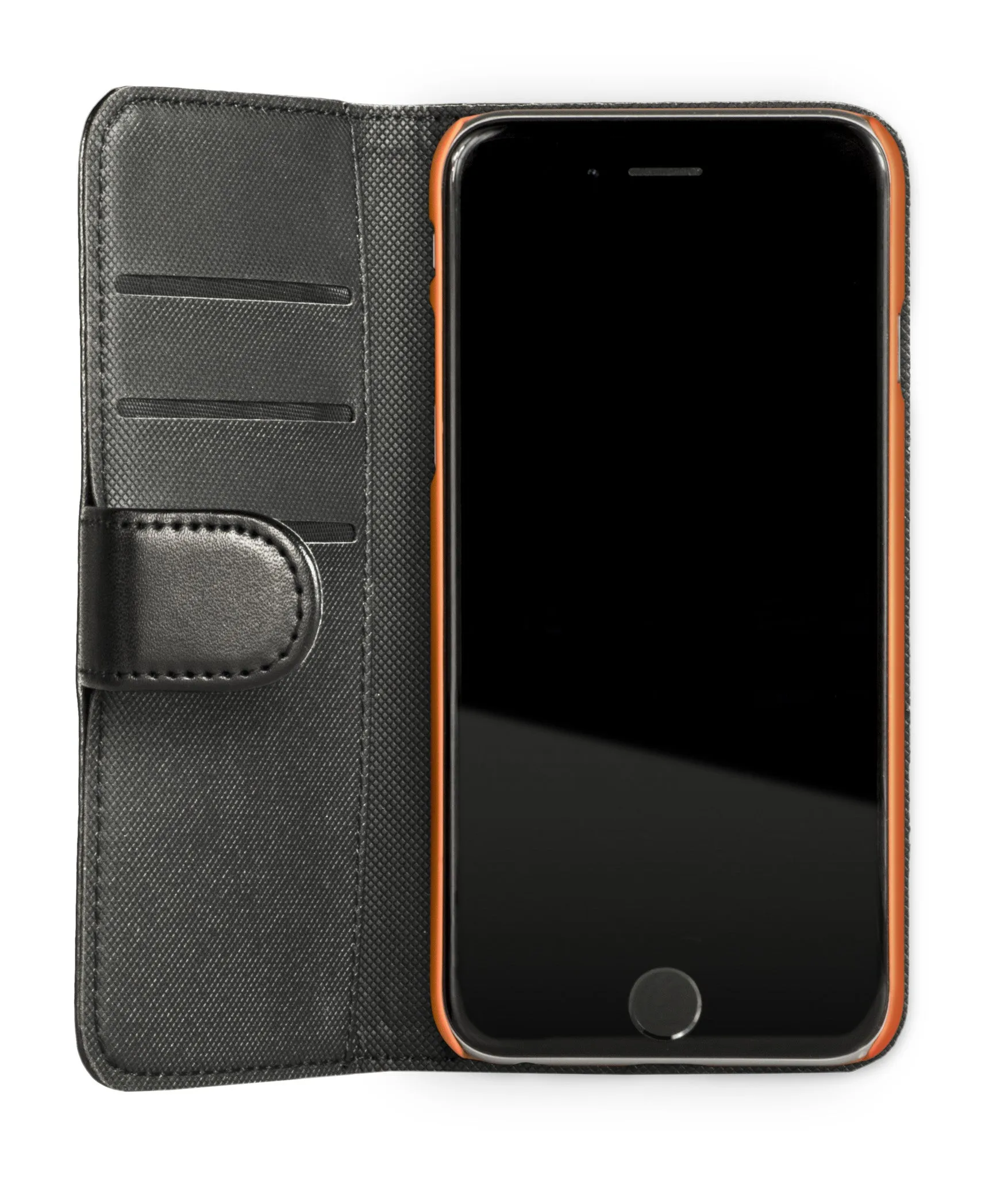 Holdit Genuine Leather Wallet Case Magnet for iPhone 6/6S (2 Card Pockets)