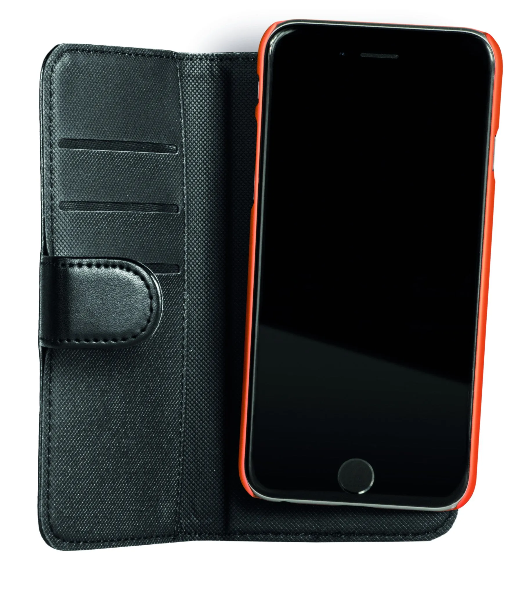 Holdit Genuine Leather Wallet Case Magnet for iPhone 6/6S (2 Card Pockets)