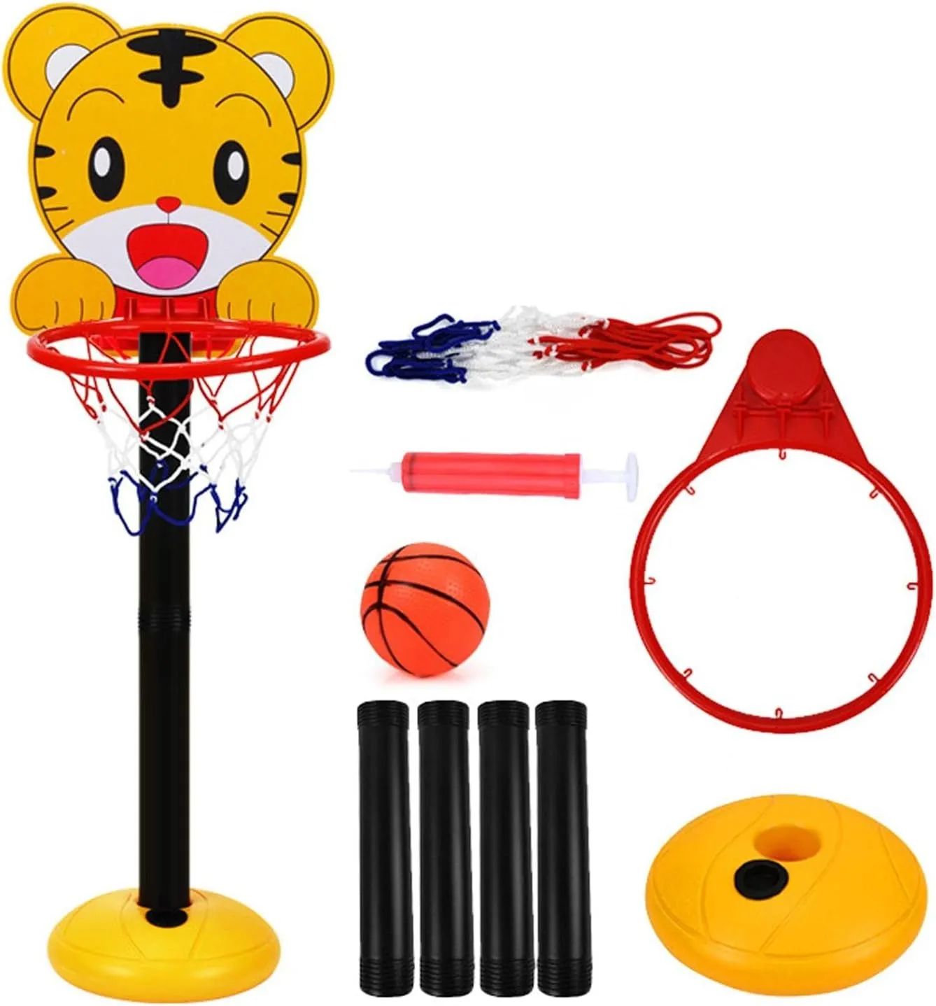 Indoor Hoop Adjustable Basketball Playset - 385