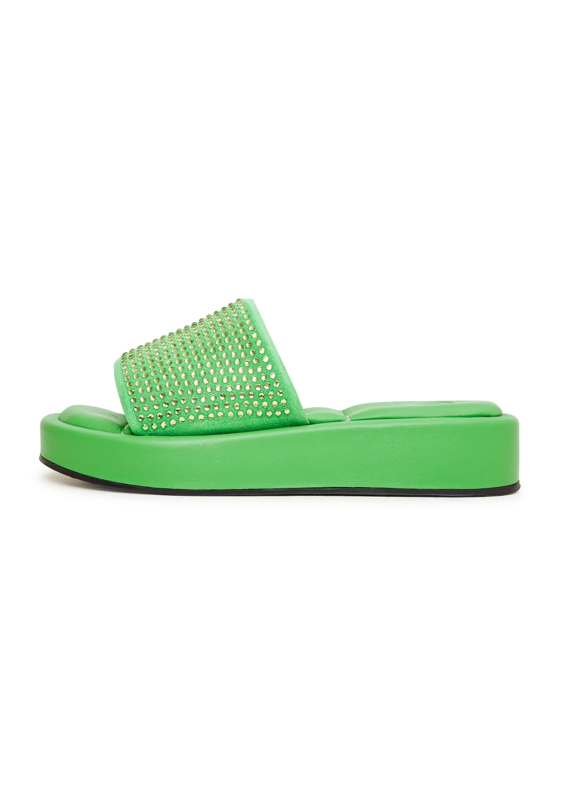 Jewel Platform Mule - Green