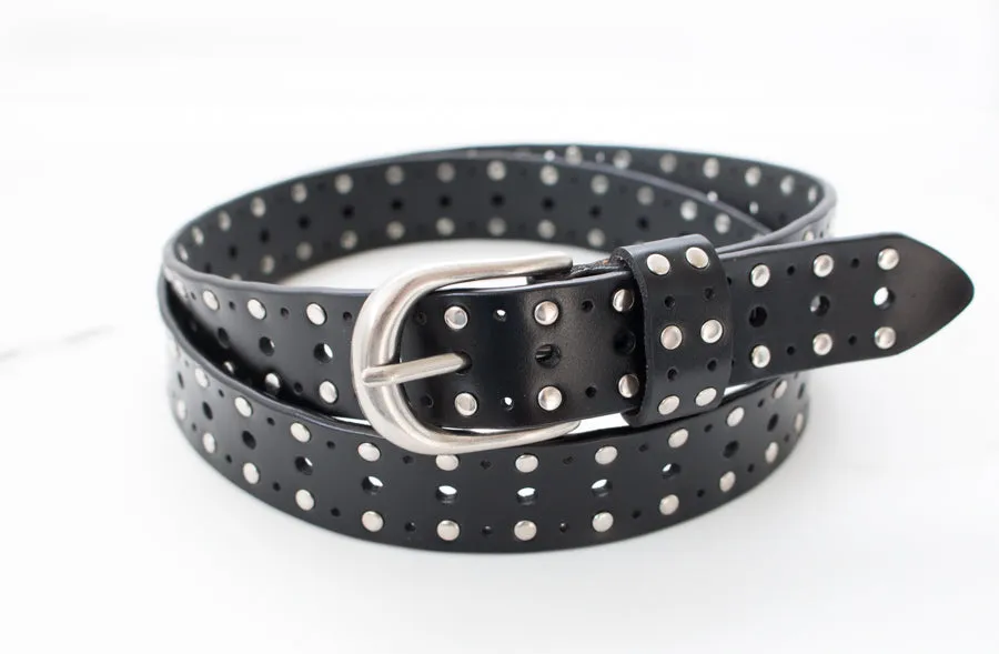 Leather Rivet Belt