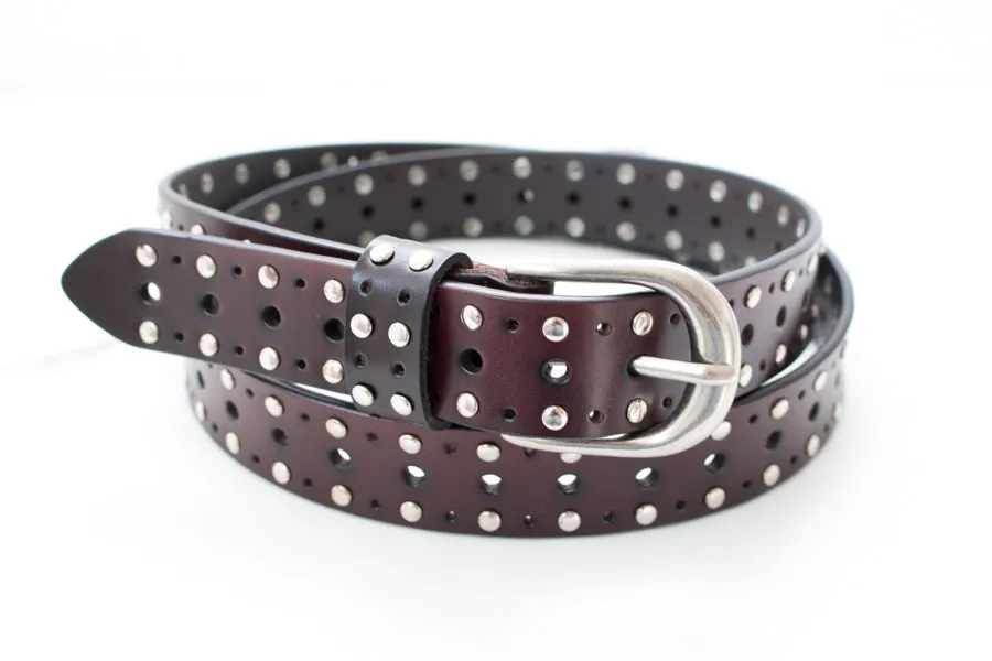 Leather Rivet Belt