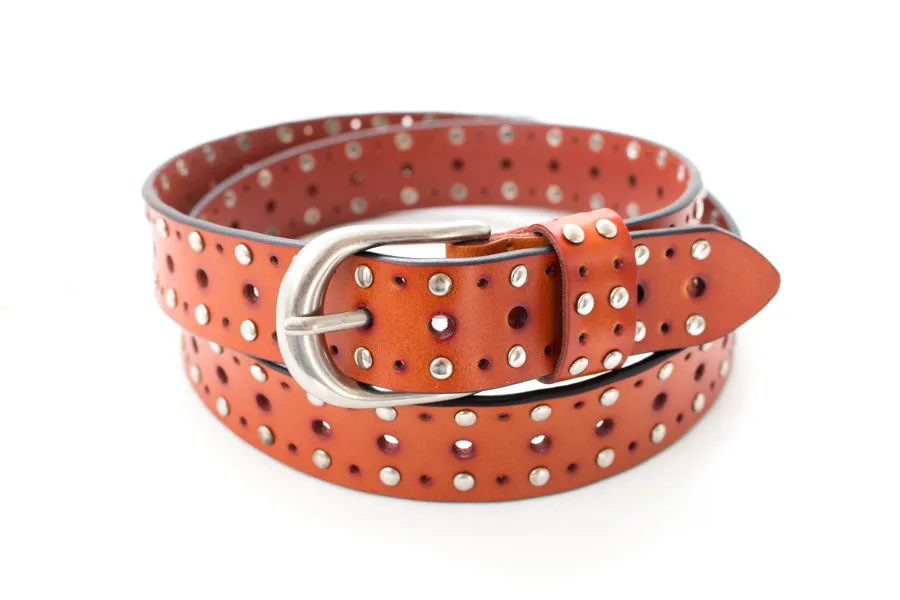 Leather Rivet Belt