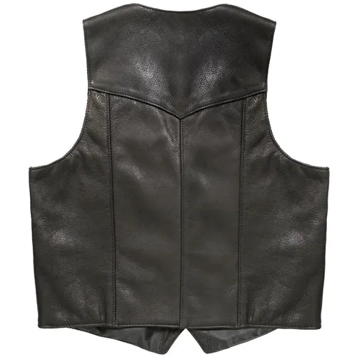 Men's USA Made Premium Leather Vest, VSM5006-HL