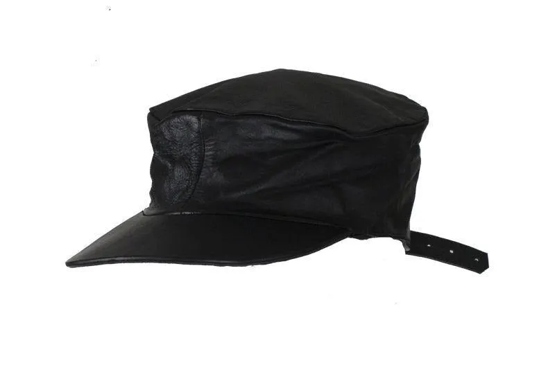 Motorcycle Leather Cap, AC001-DL