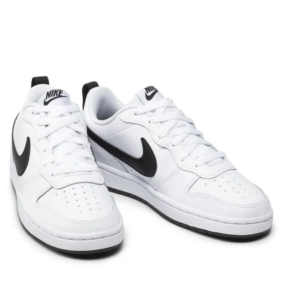 Nike Kid's Court Borough Low 2 Shoes - White / Black