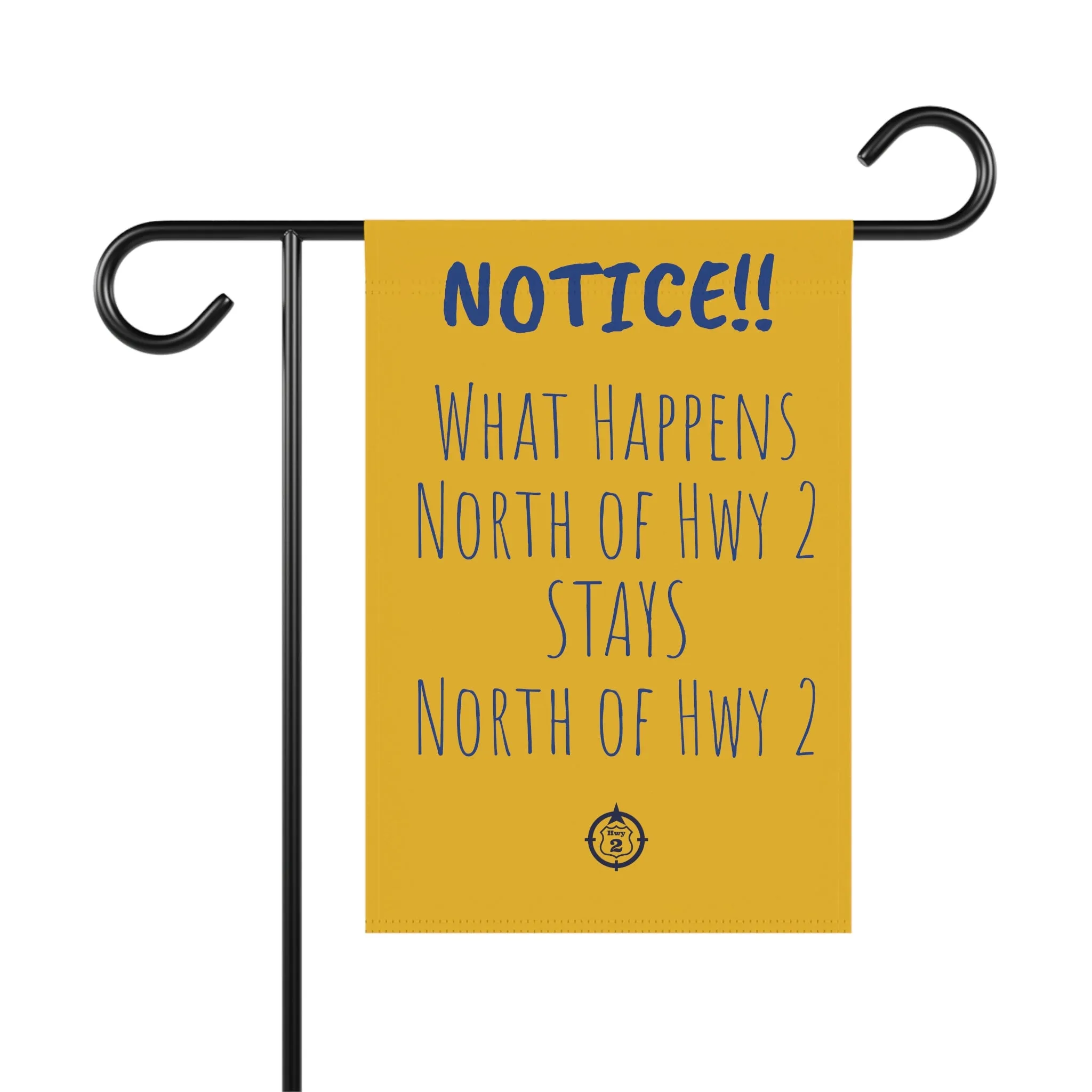 NOTICE!! Cabin Rule  - Yard / Dock Banner