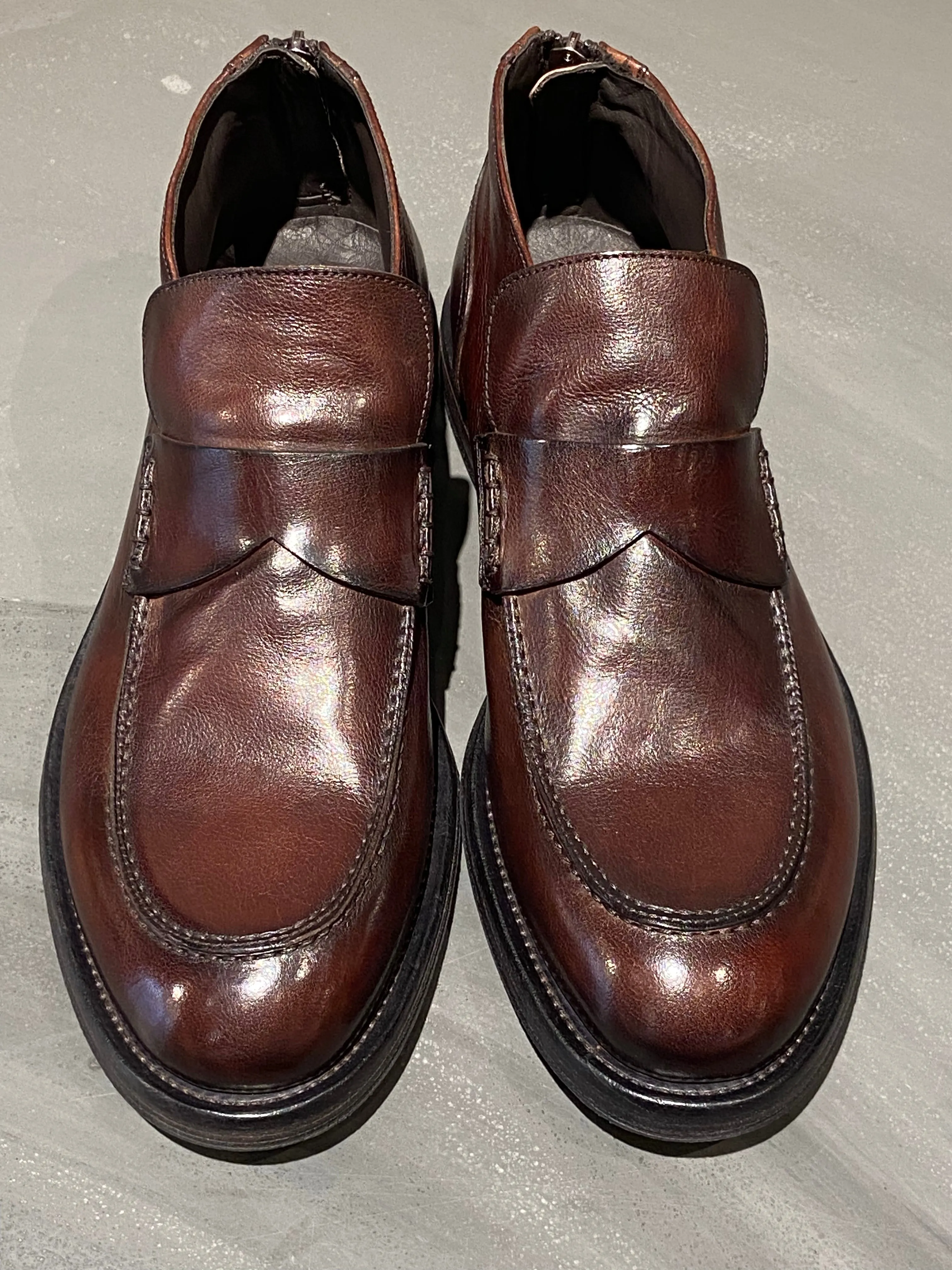 PANTANETTI MID TOP LOAFER BRANDY