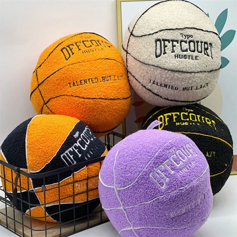 Plush Basketball Nursery Decor