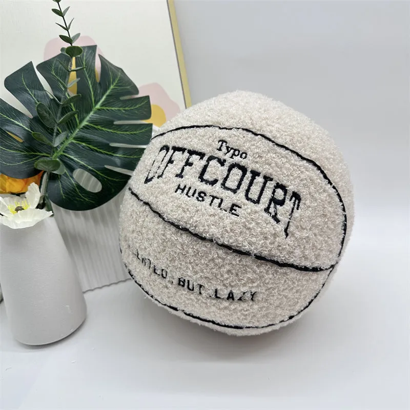 Plush Basketball Nursery Decor