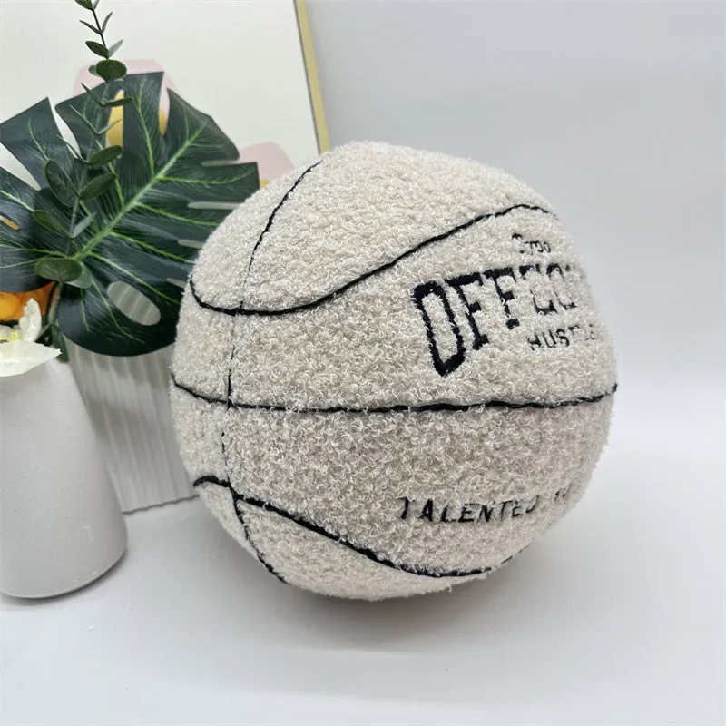 Plush Basketball Nursery Decor