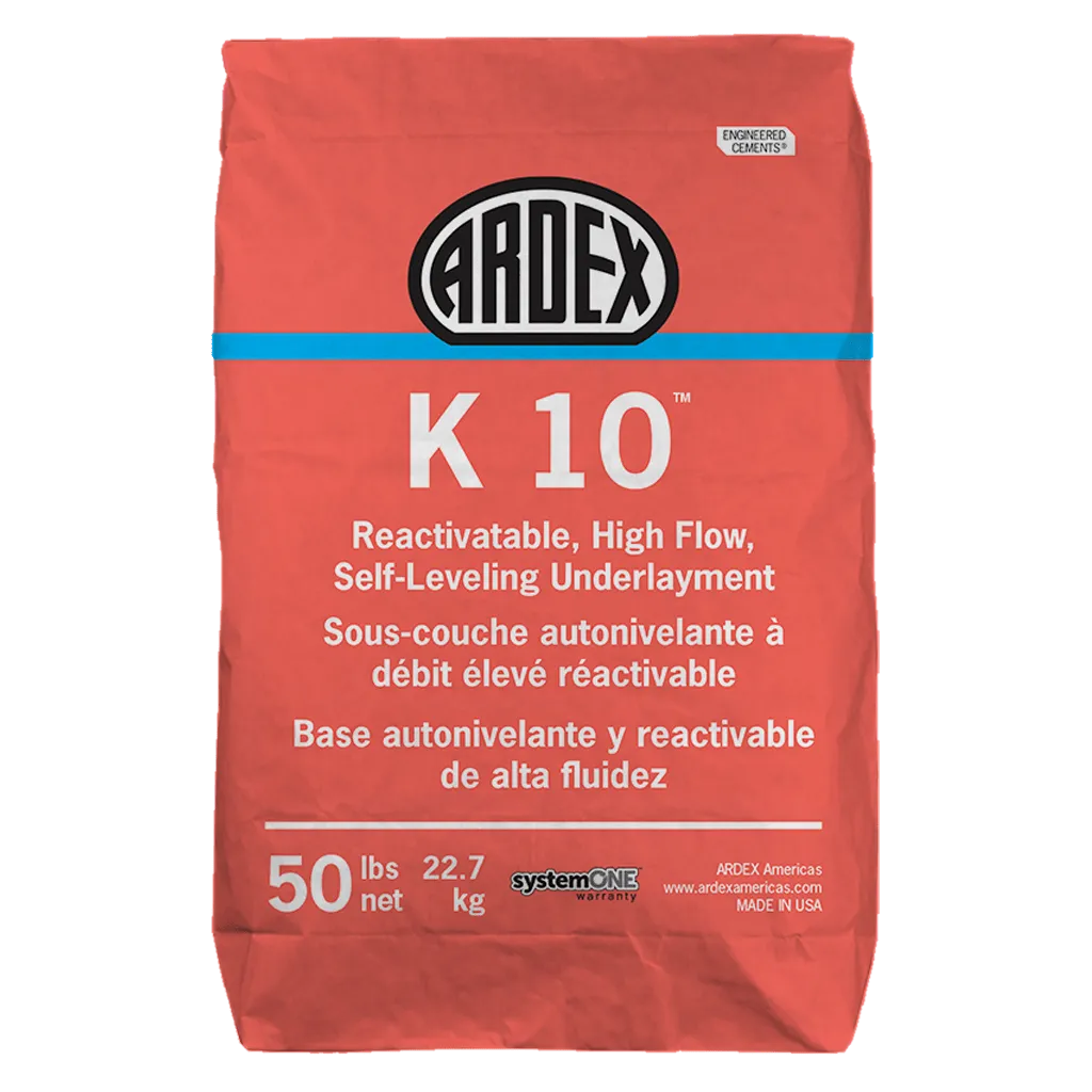 Reactivatable™ High-Flow Self-Leveling Underlayment - Ardex K 10™ 50LB