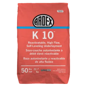 Reactivatable™ High-Flow Self-Leveling Underlayment - Ardex K 10™ 50LB