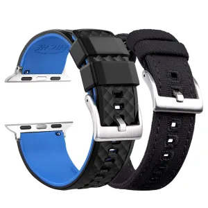 Ritche watch bands bundles - Silver Buckle