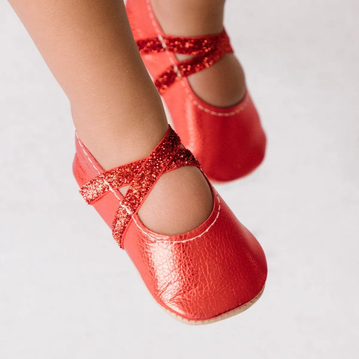 Ruby Ballet Slipper Baby Shoe