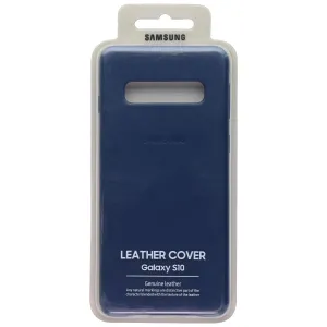 Samsung Official Leather Cover for Galaxy S10 - Navy Blue