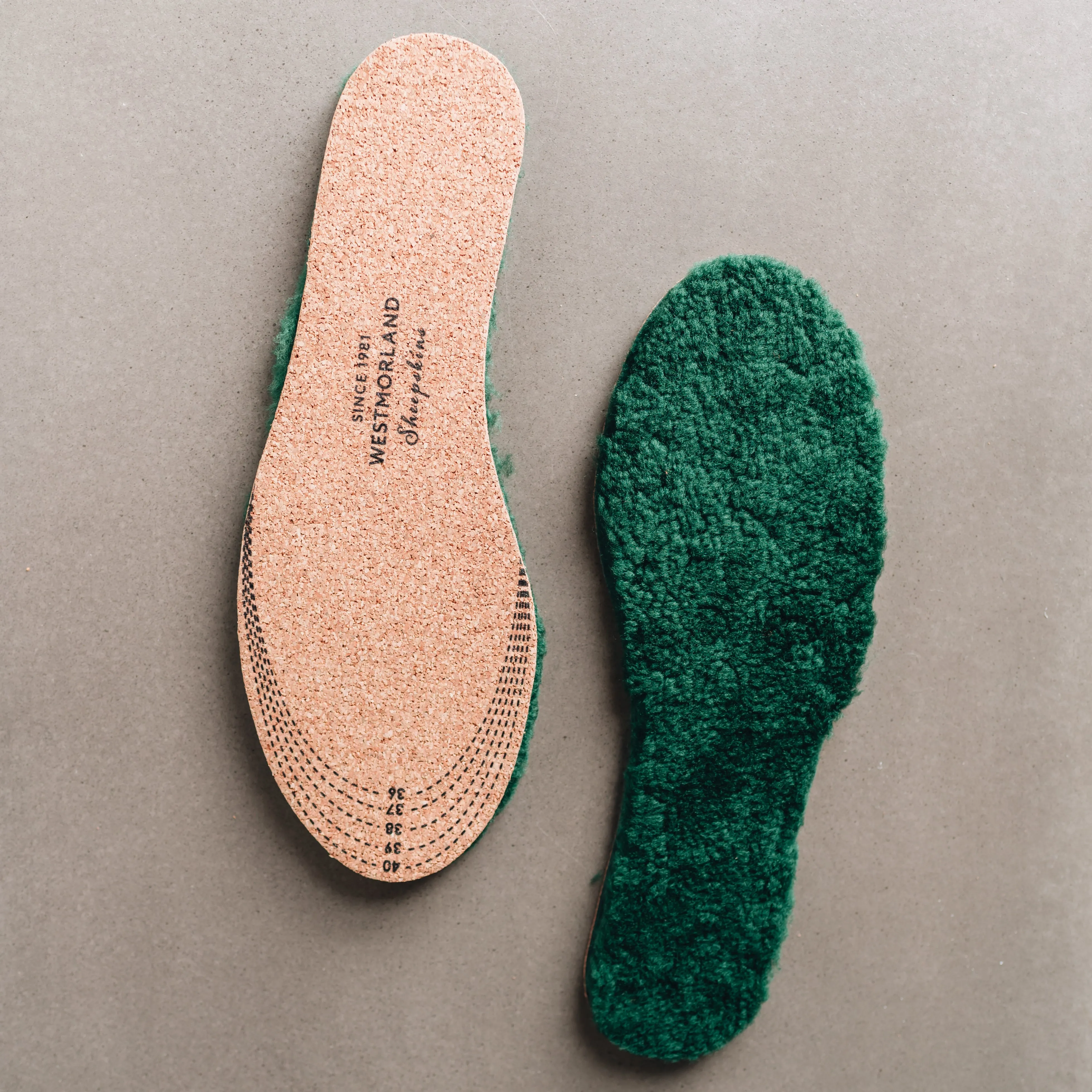 Sheepskin Insoles Cuttable Cork (Edit)