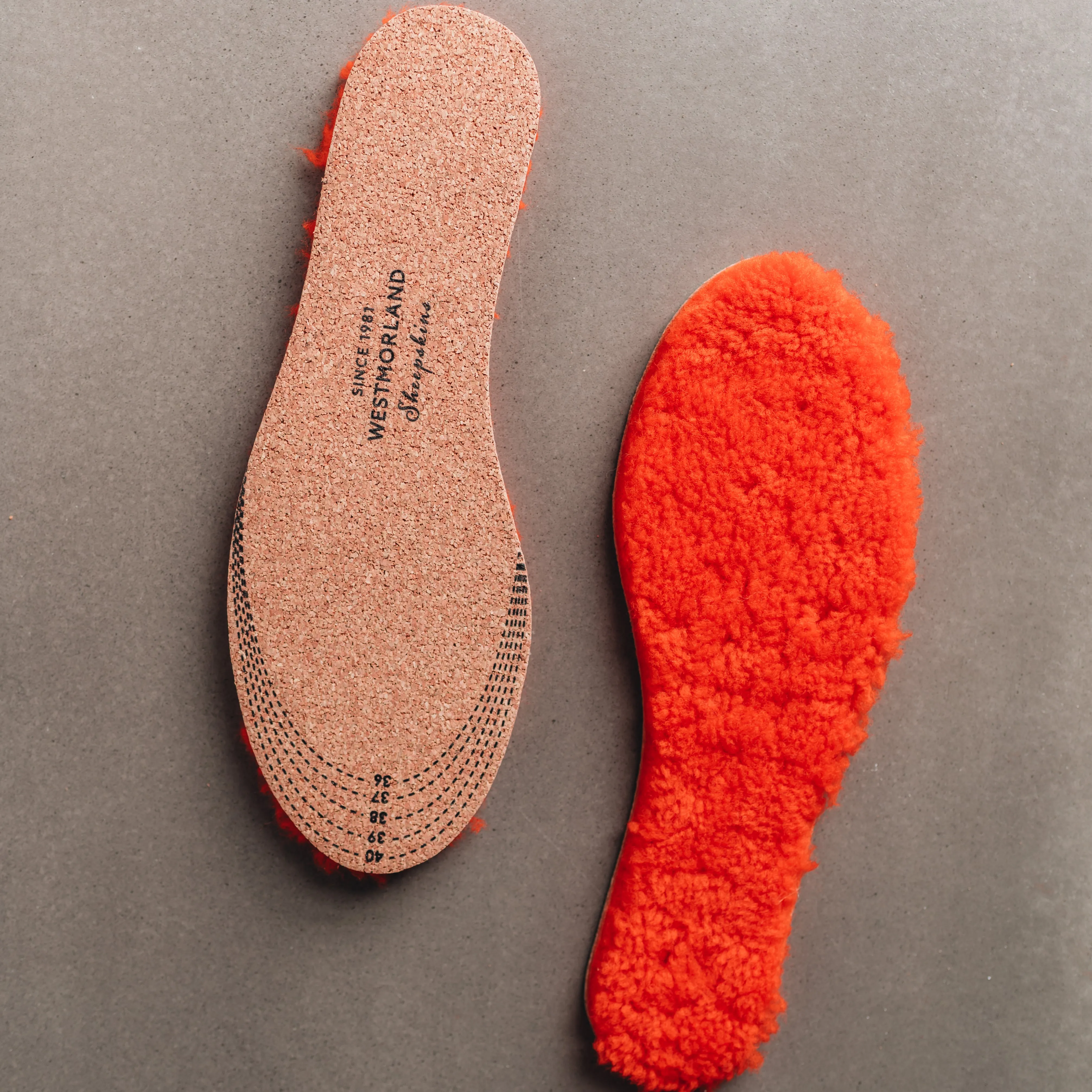 Sheepskin Insoles Cuttable Cork (Edit)