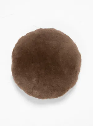 Sheepskin Nordic Velvet Cushion Mocca