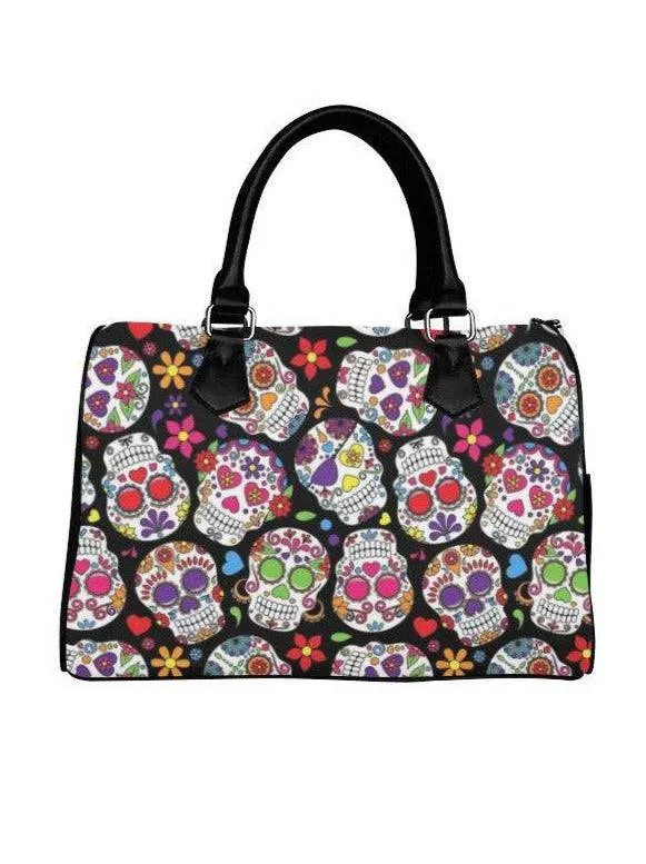 SUGARSKULLS Barrel Type Handbag