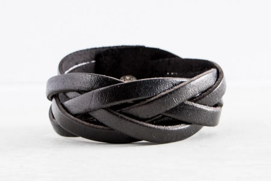 The Braided Leather Bracelet Collection