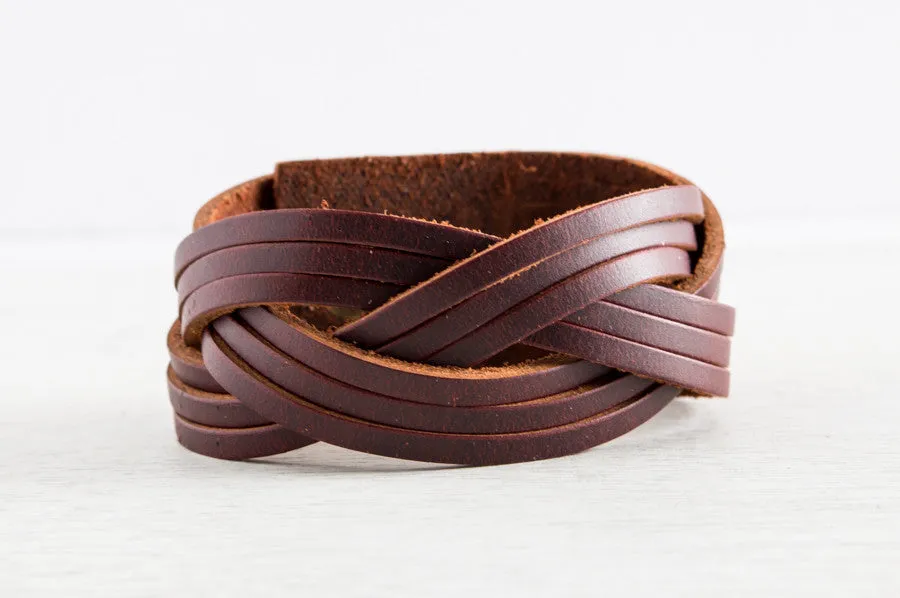 The Braided Leather Bracelet Collection