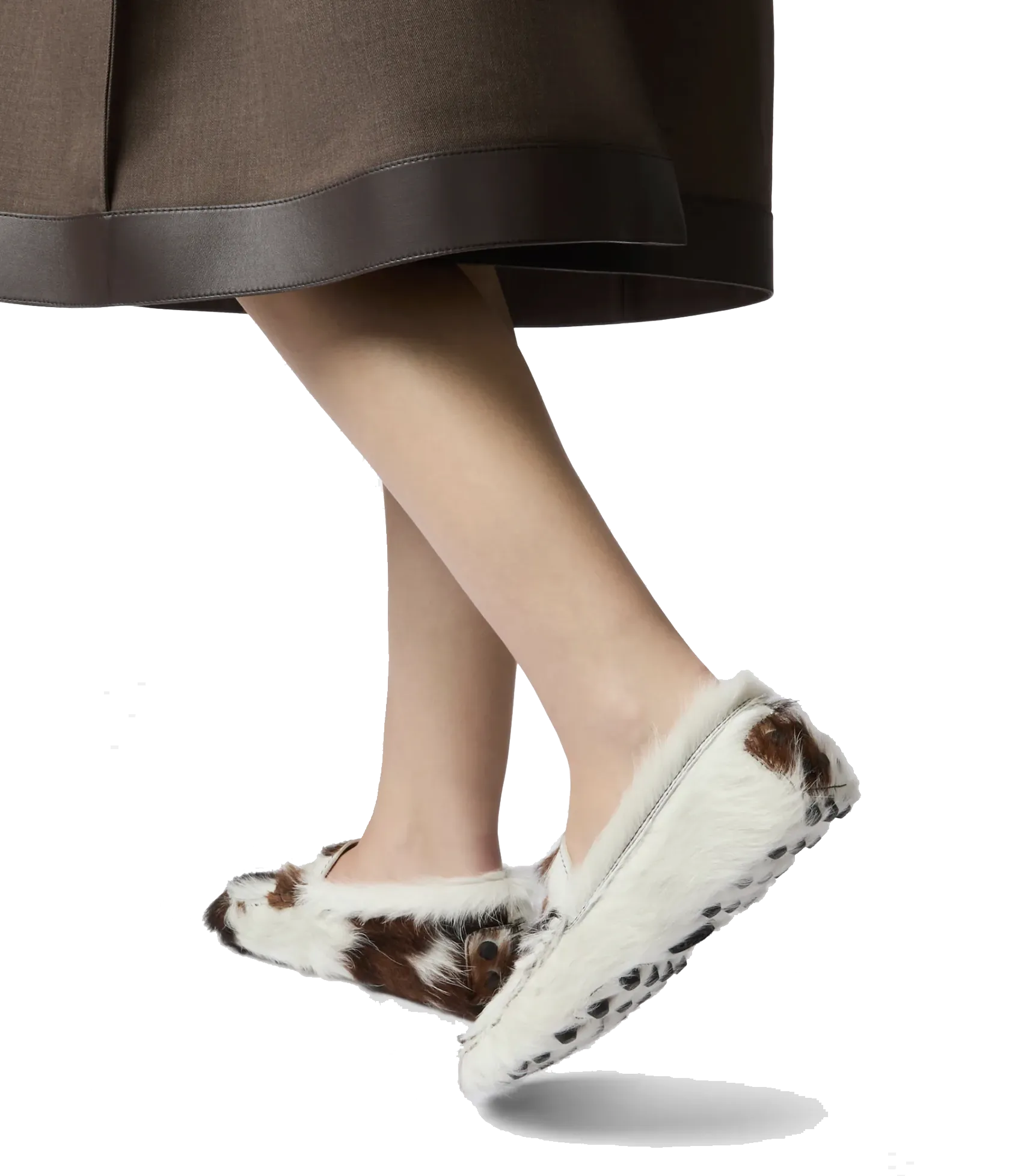 TOD'S GOMMINO BUBBLE WHITE BROWN